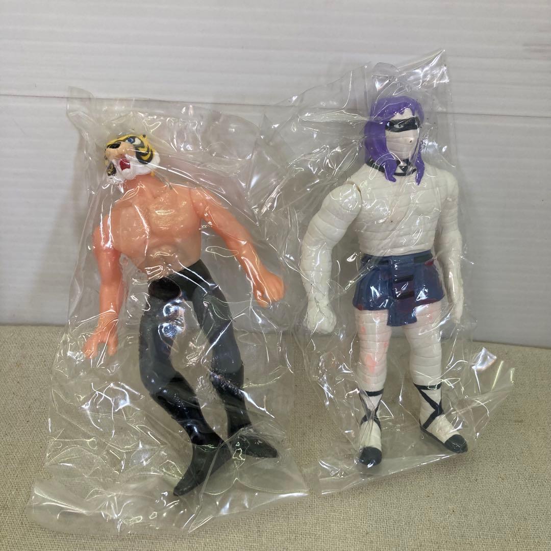 【激レア★9種セット】タイガーマスクフィギュア 幻のレスラー ソフビ 当時物　A