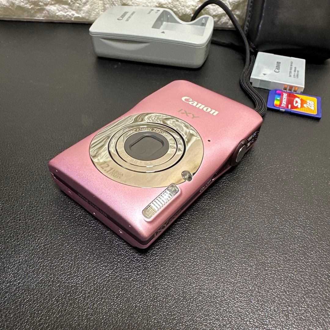 キャノンCanon IXY 200F ピンク 動作確認済 美品