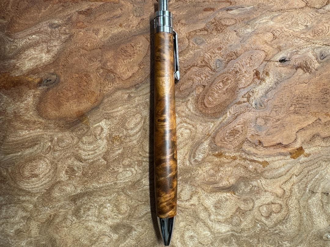 工房楔 木軸ペン】クルミ こぶ杢 文房具・事務用品