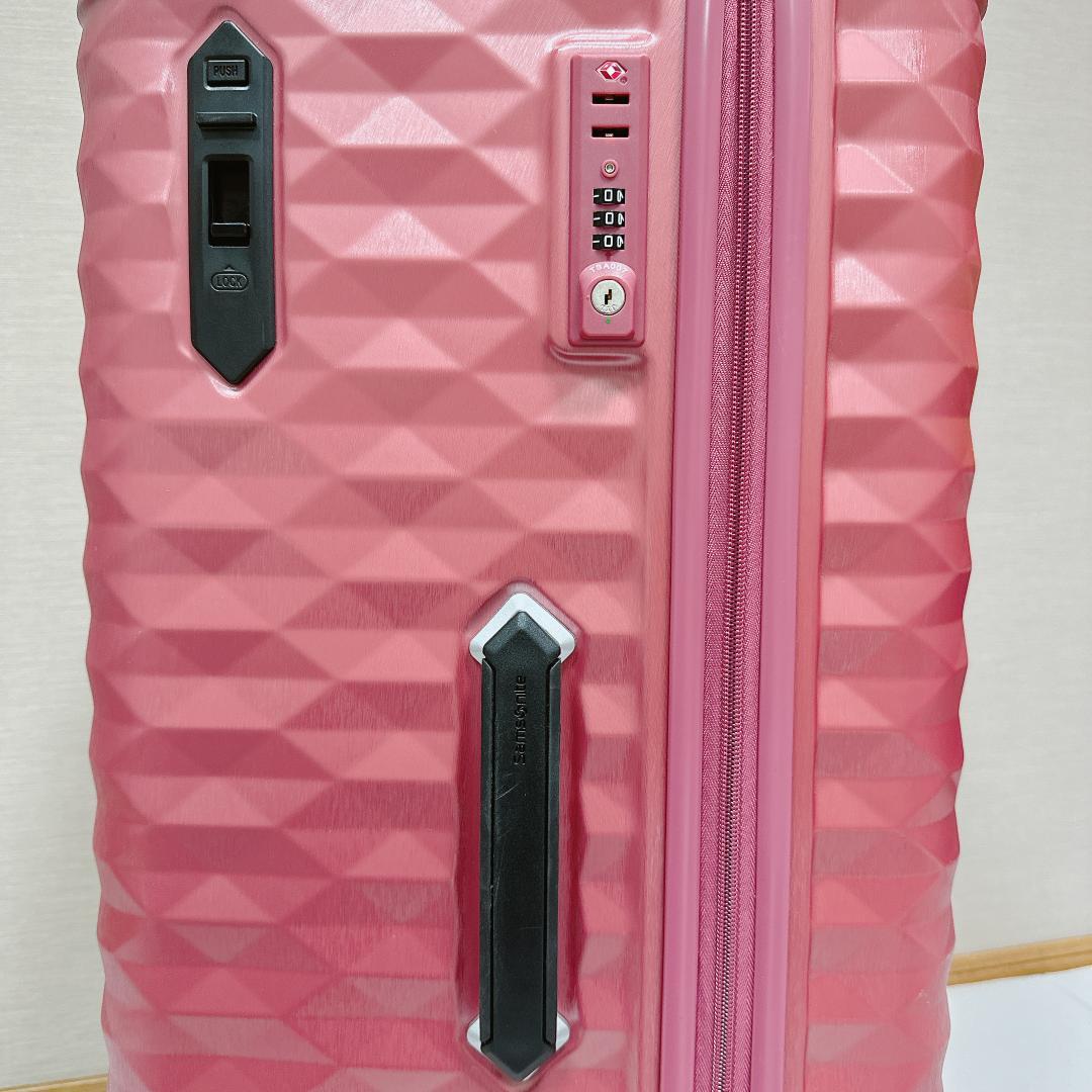 美品】サムソナイトSamsonite ポリゴンスピナー75/28ピンク