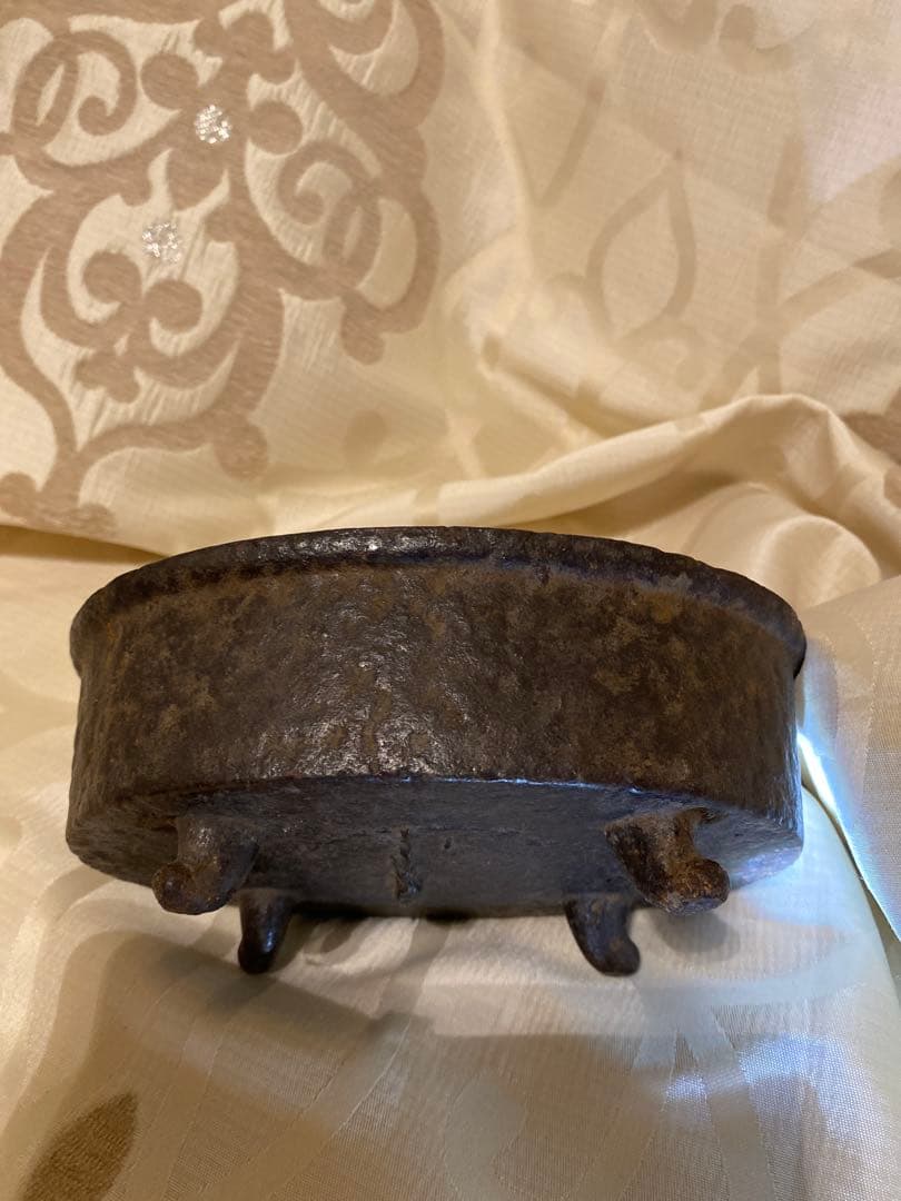 古銅四足香炉　時代物　蔵出し