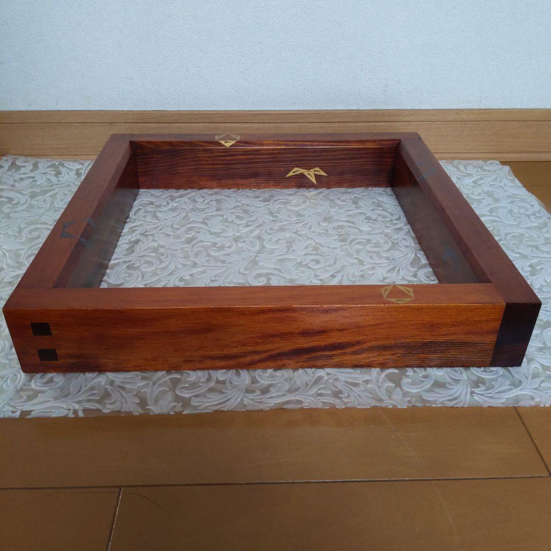 茶道具 炉縁 鱗鶴蒔絵 絵師︰鈴木光入 表千家 裏千家 平安 【匿名配送