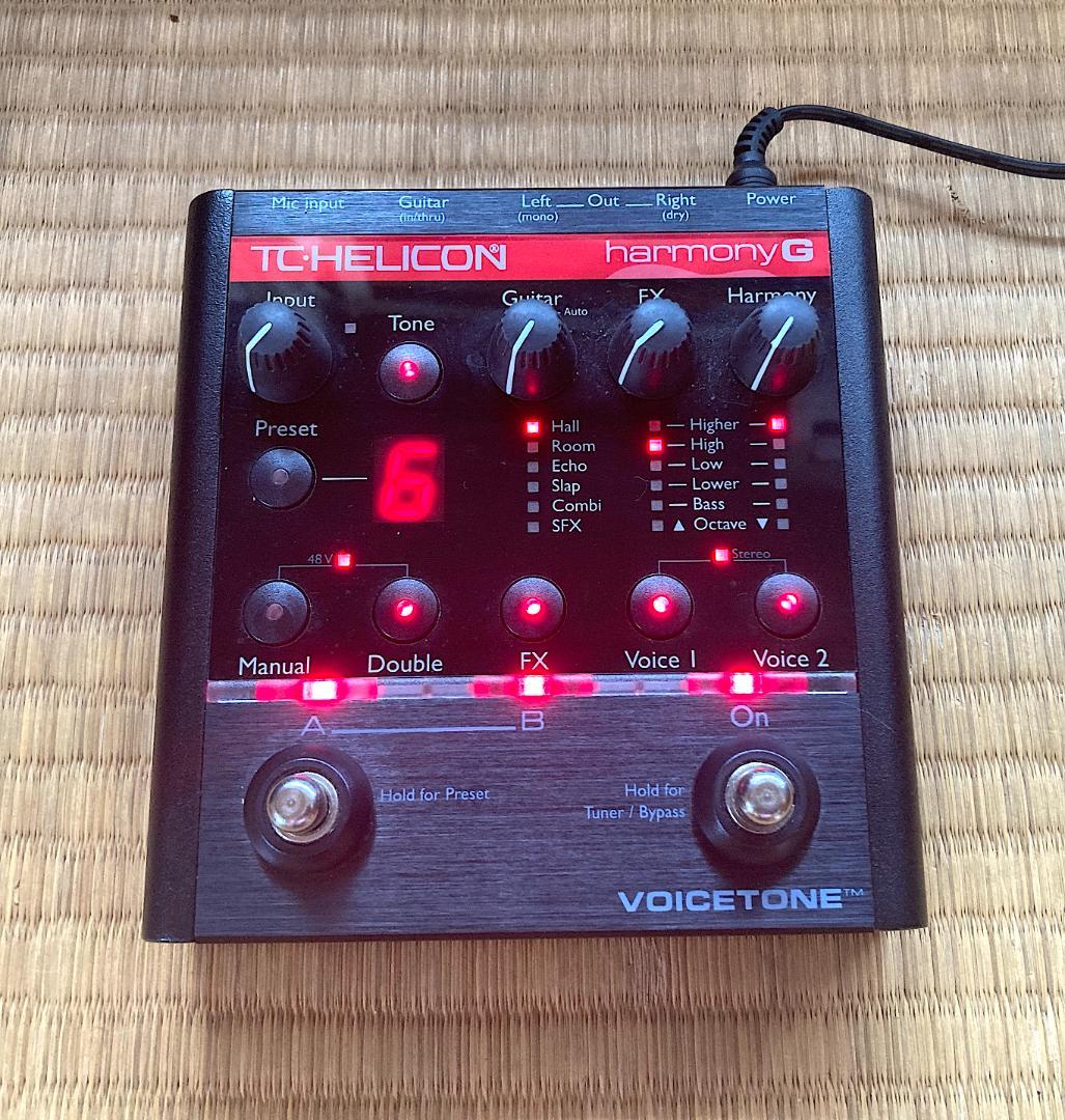 TC Helicon VoiceTone Harmony Gボーカル ギター連動
