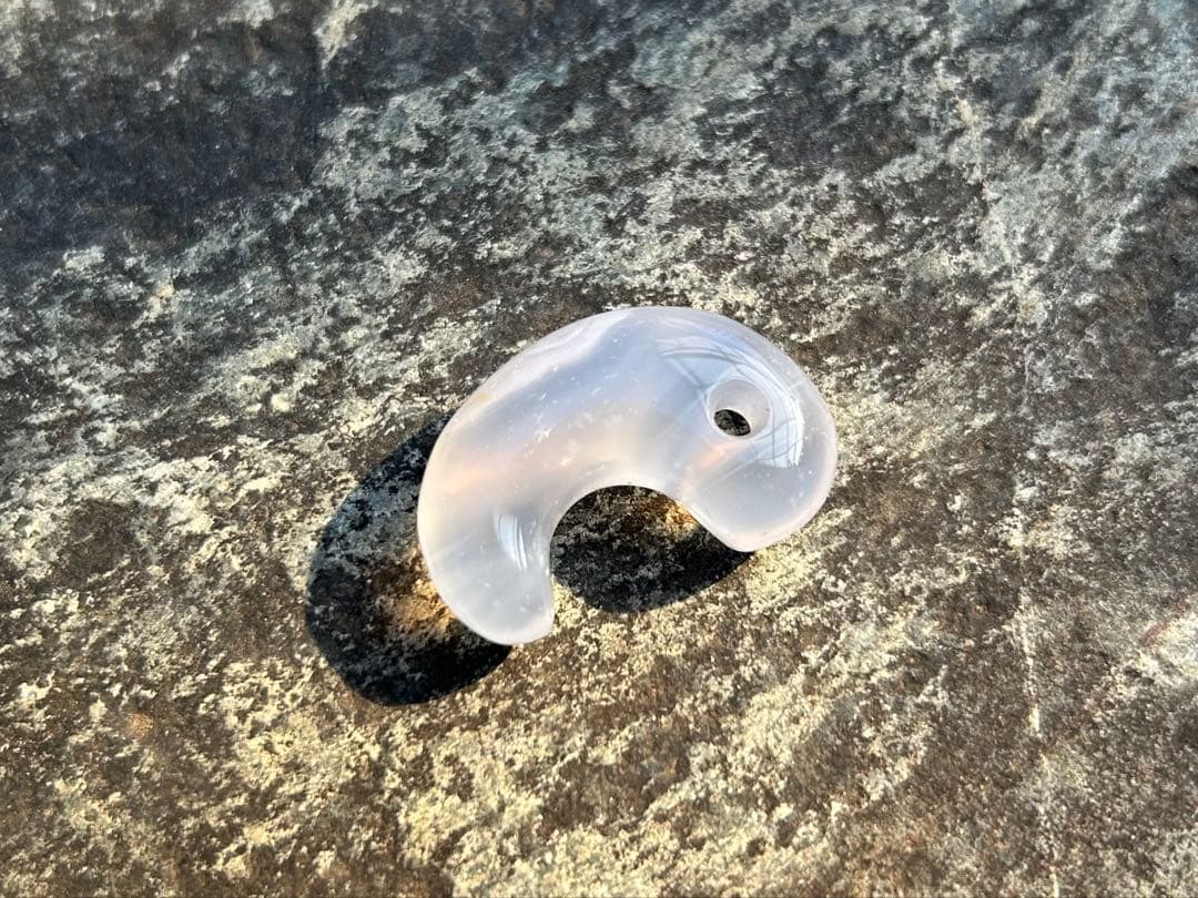 最低 価格ハンドメイド・手芸 - 錦石 青森産メノウ勾玉