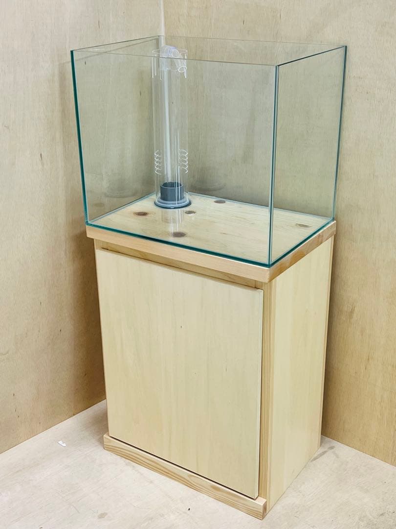 1点限定450×300×360㎜オールガラスオーバーフロー水槽 セット