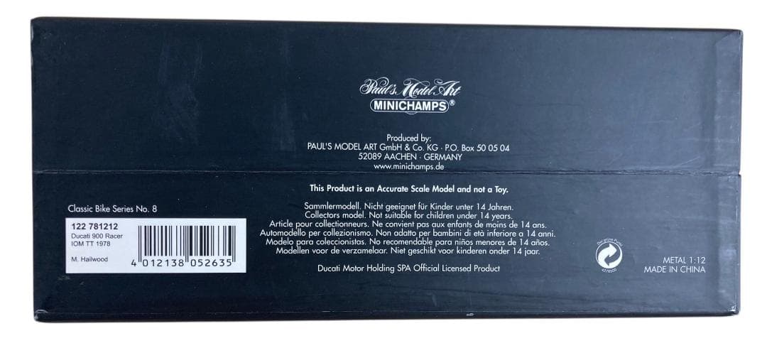 ★美品★minichampsDUCATI900 RACE IOM TT 1978