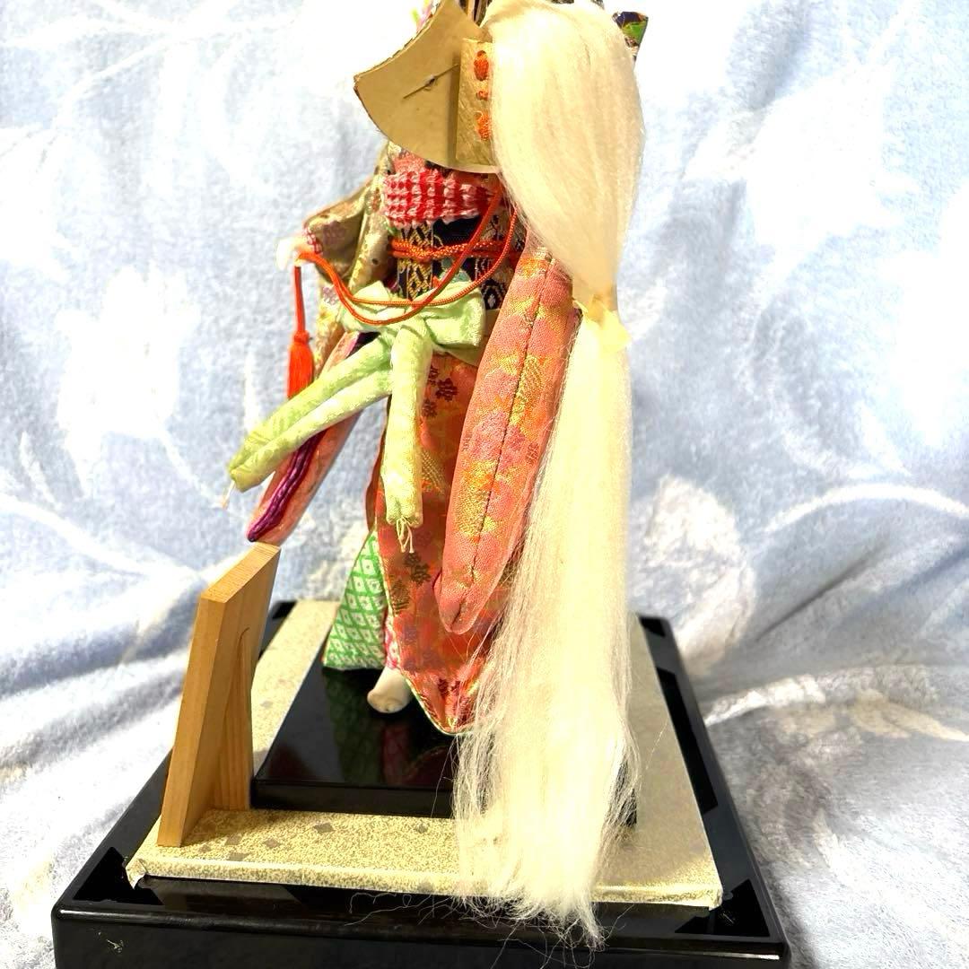 八重垣姫 赤姫 豊玉作 特選舞踊人形 衣装人形 日本人形 舞踊 兜 市松