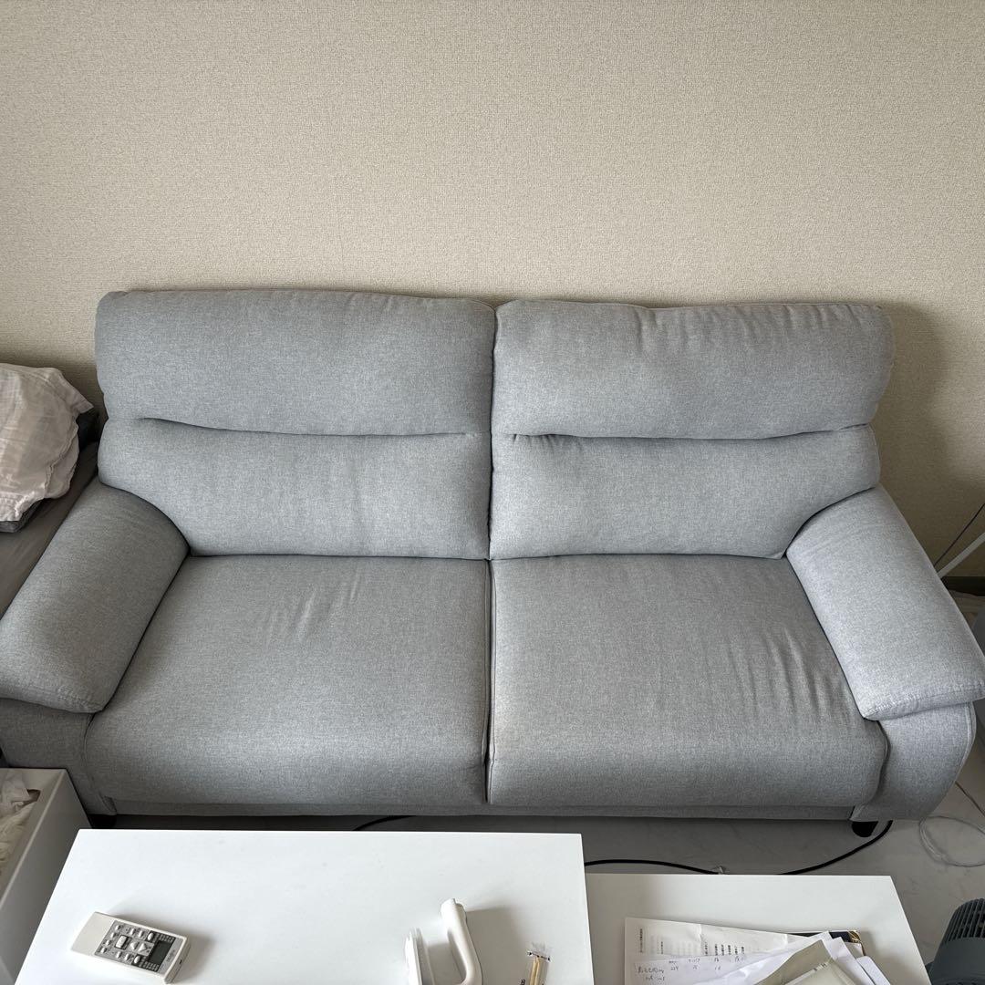 3人掛け布張りソファ(MK02 KD LGY) - メルカリ