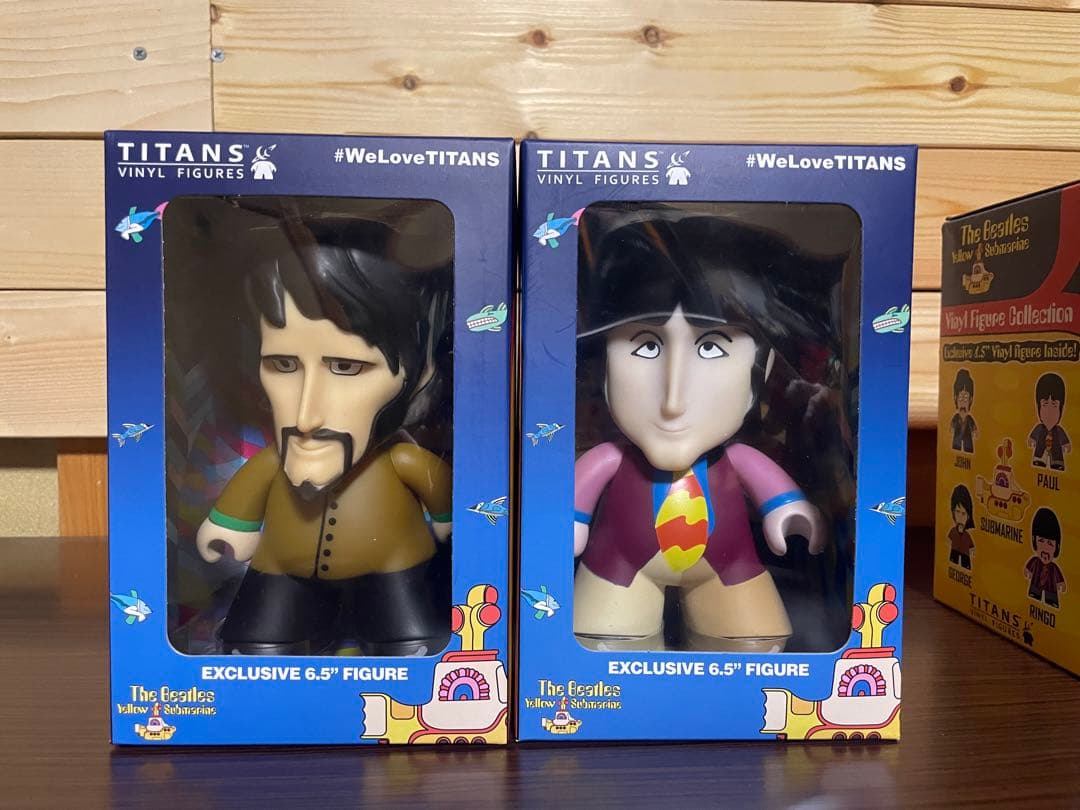 未開封品】TITANS製 Beatles フィギュア4体セット