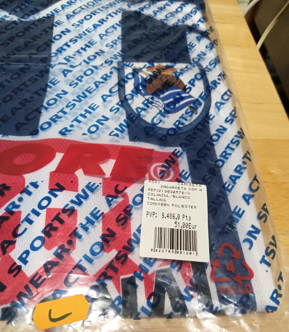 レアル・ソシエダ 2002-03ユニフォーム(H) 新品未使用 サッカー