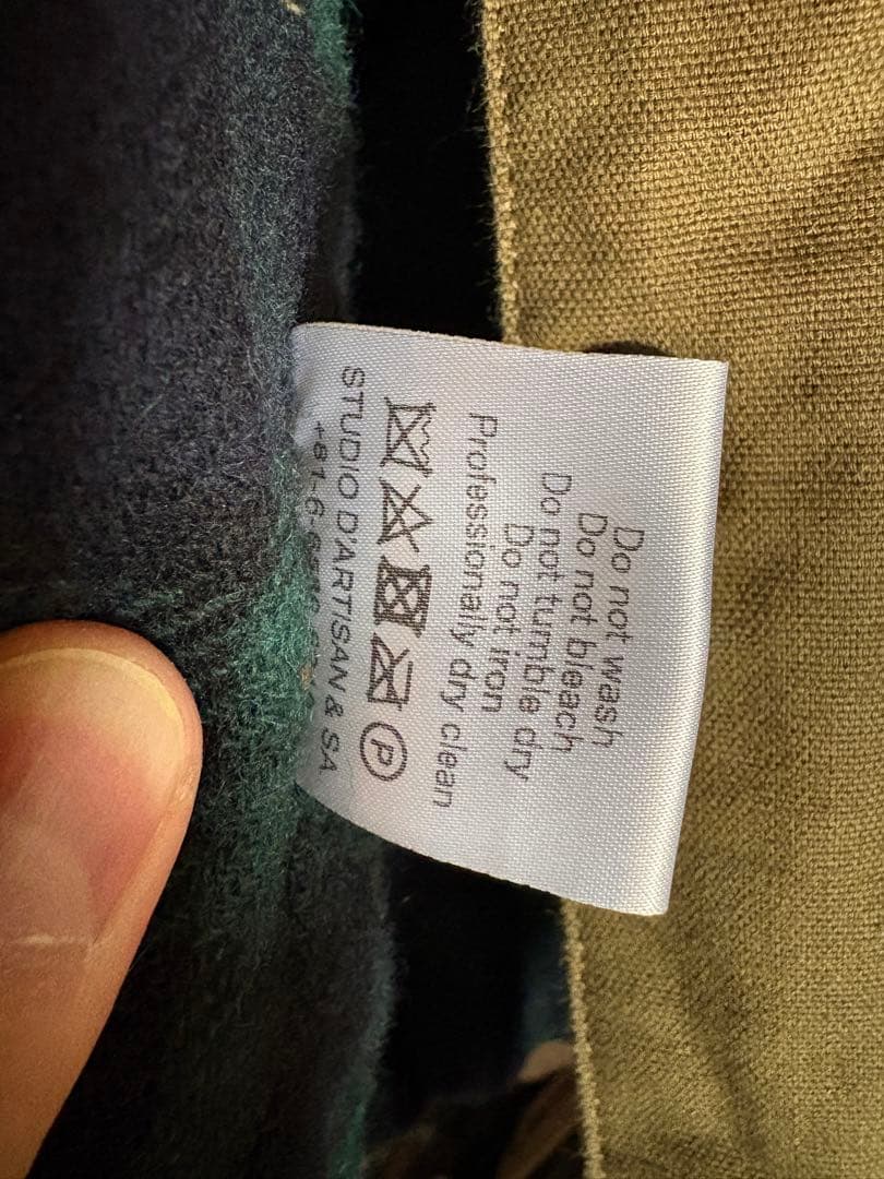 （希少）オルゲイユSuits & Fit Workers Jacket グリーン