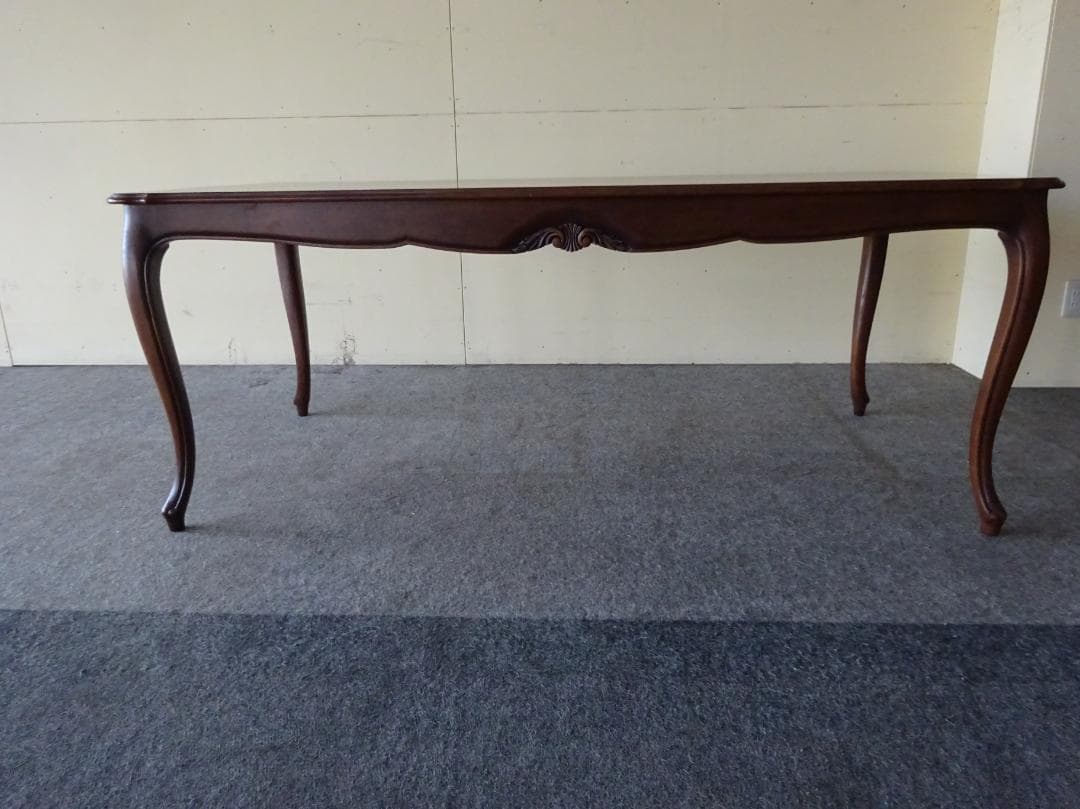 まさ　カリモク　ビンテージ　フレンチクラシック　ダイニングテーブル　ロココ