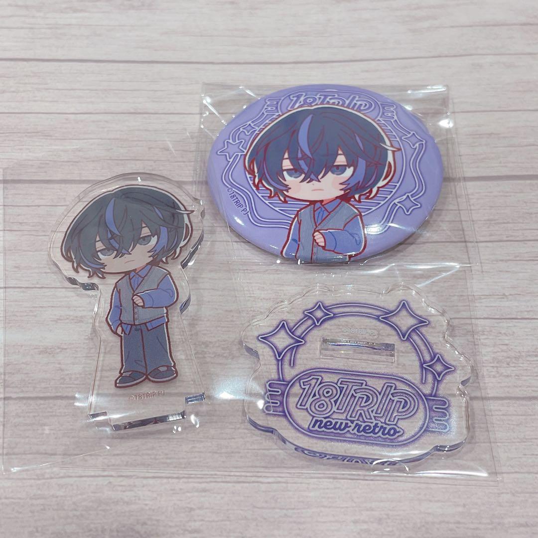 18TRIP エイトリ 衣川季肋 缶バッジ アクリルスタンド - メルカリ