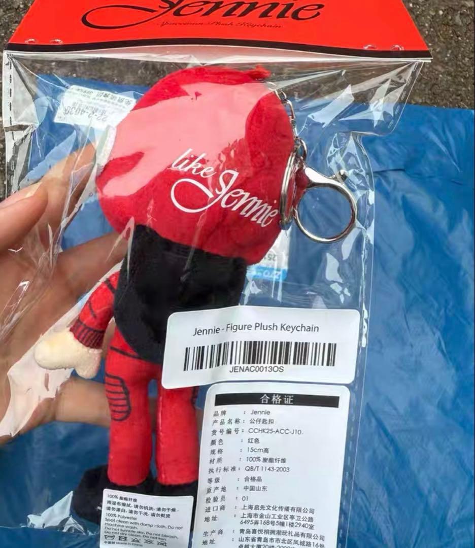 BLACKPINK jennie ruby ポップアップ　ぬいぐるみキーリング