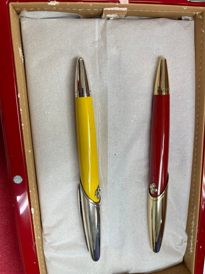 フェラーリ 赤と黄のボールペンセット シルバー 925 - メルカリ