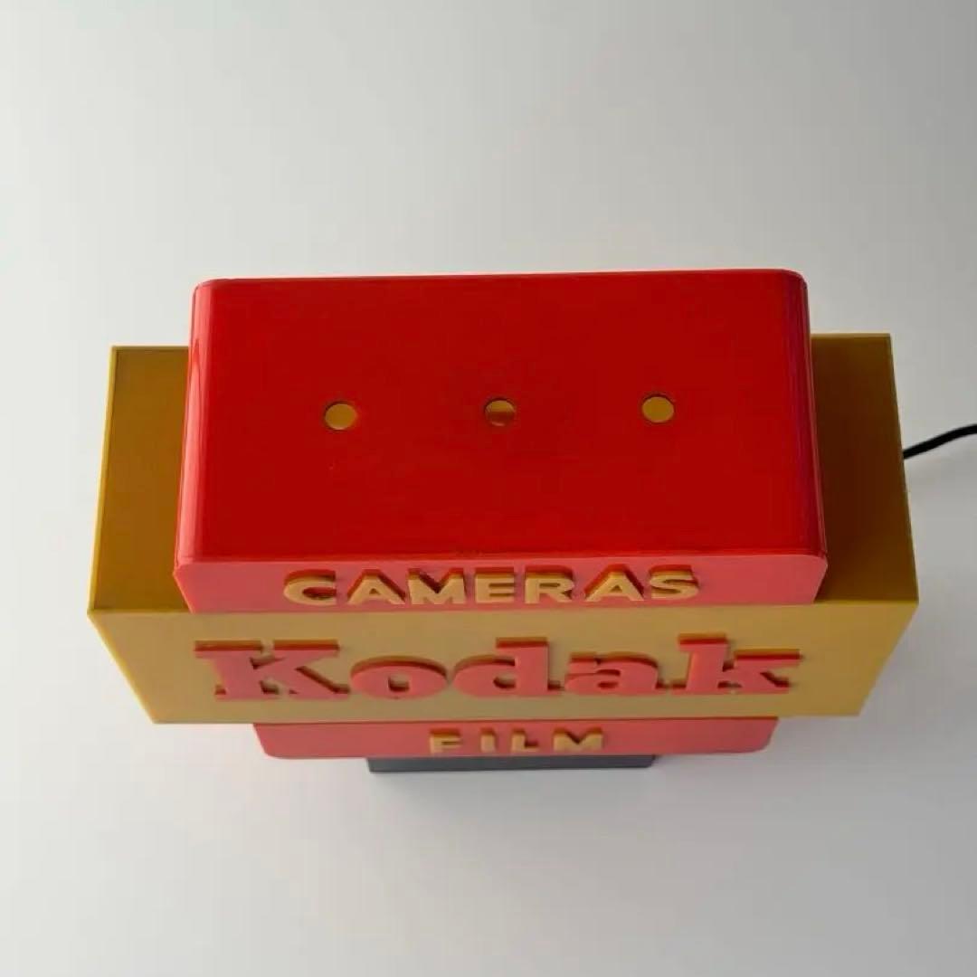 ヴィンテージ】Kodak コダック 電飾看板 当時物 カメラ屋 動作確認済