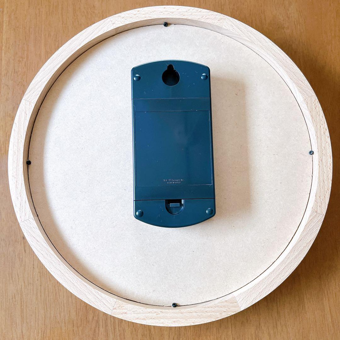 【極美品】Lemnos レムノス ACTUS 電波時計 掛け時計 ナチュラル