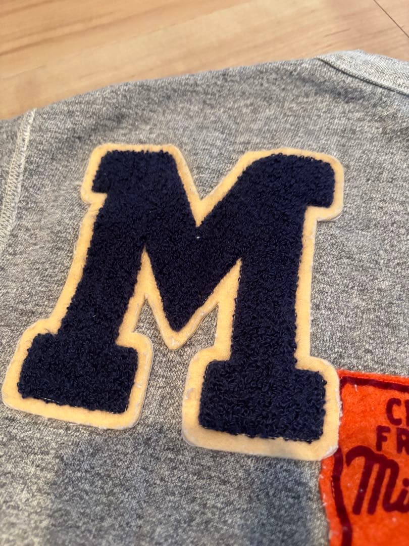 DENIMDUNGAREE Mickey刺繍＆ワッペンスエット140150160