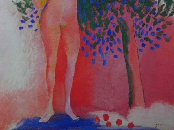 ポール・ギアマン、イヴ、超希少額装用画、新品額装付