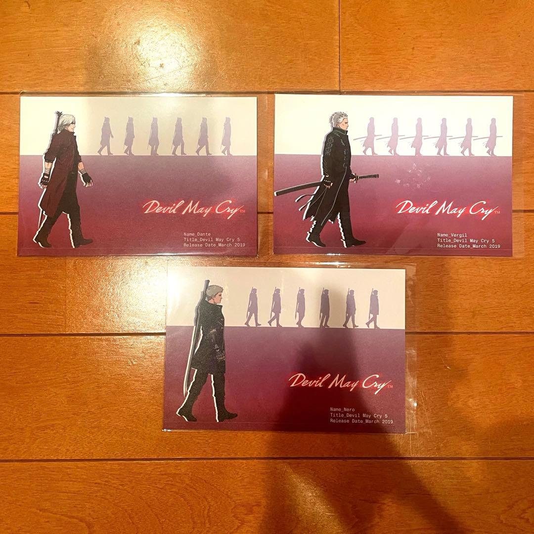 新品未使用☆ 大カプコン展 デビルメイクライ ポストカード 3枚セット