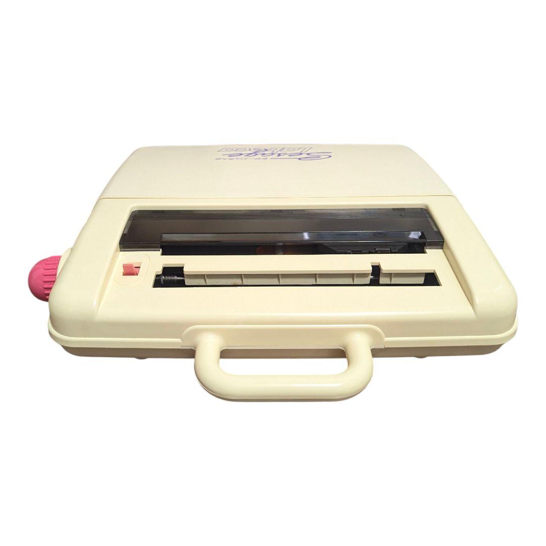 【希少動作品】バンダイ セサージュラベカ 女の子のワープロ テプラ