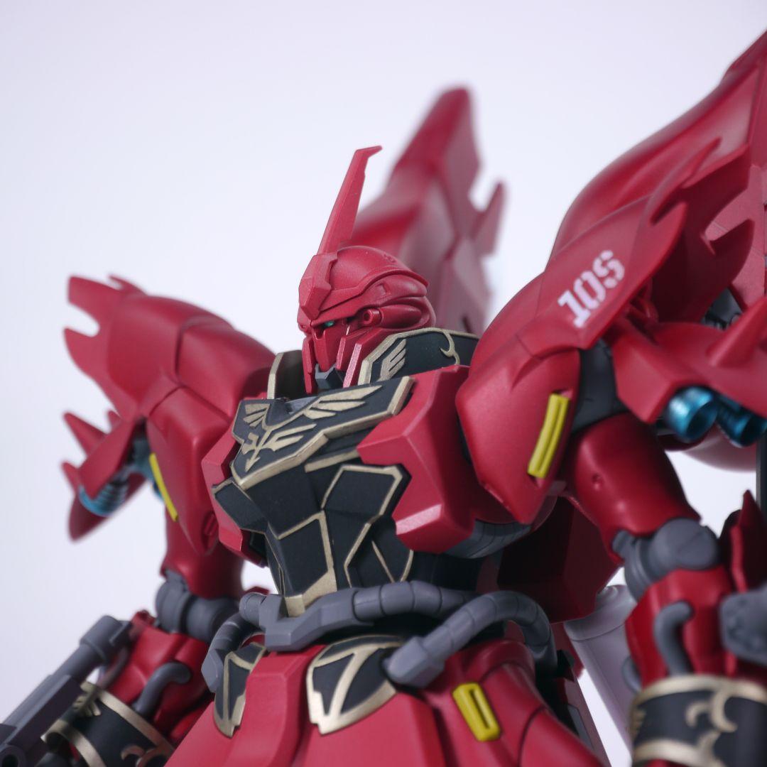 塗装 完成品 バンダイ シナンジュ HGUC 1/144