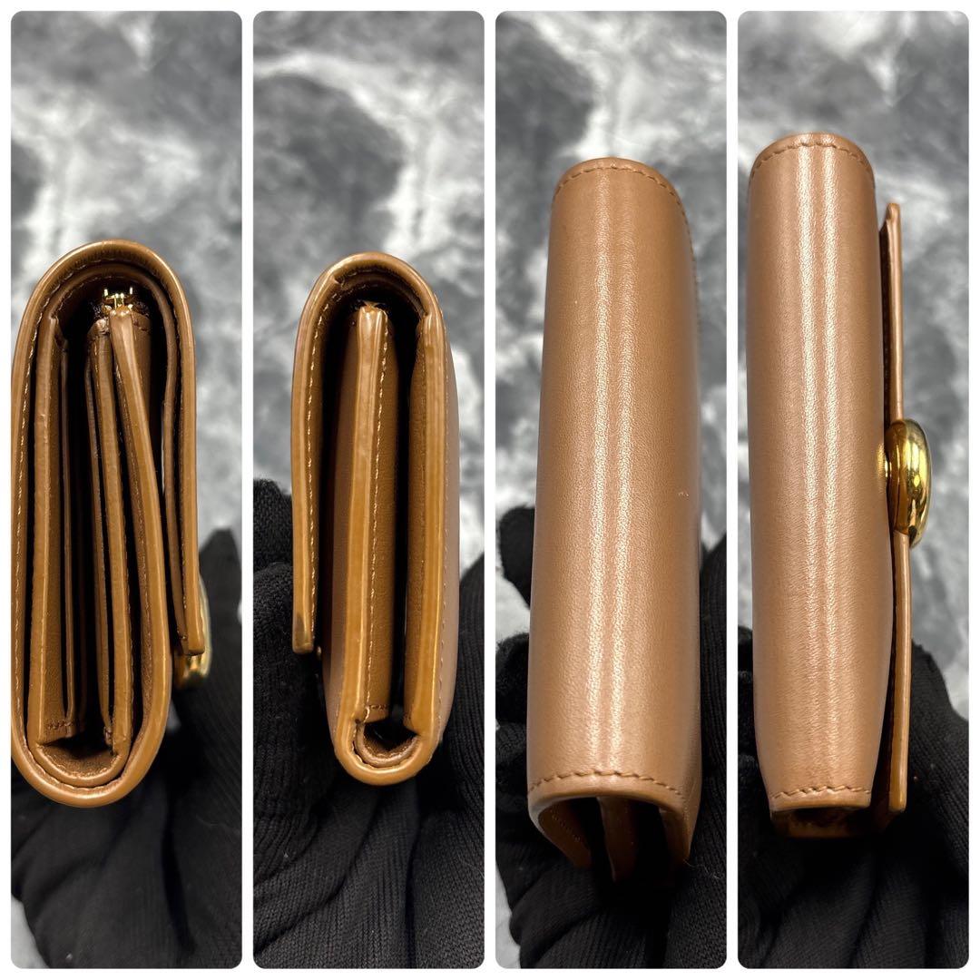 a ✨ LOEWE 3つ折り財布ぺブル バーティカル ウォレット スモール