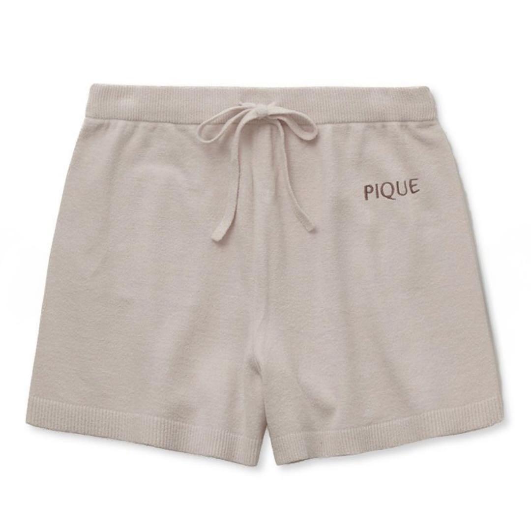 ジェラートピケ ツインキャットジャガードプルオーバー ショートパンツ セット