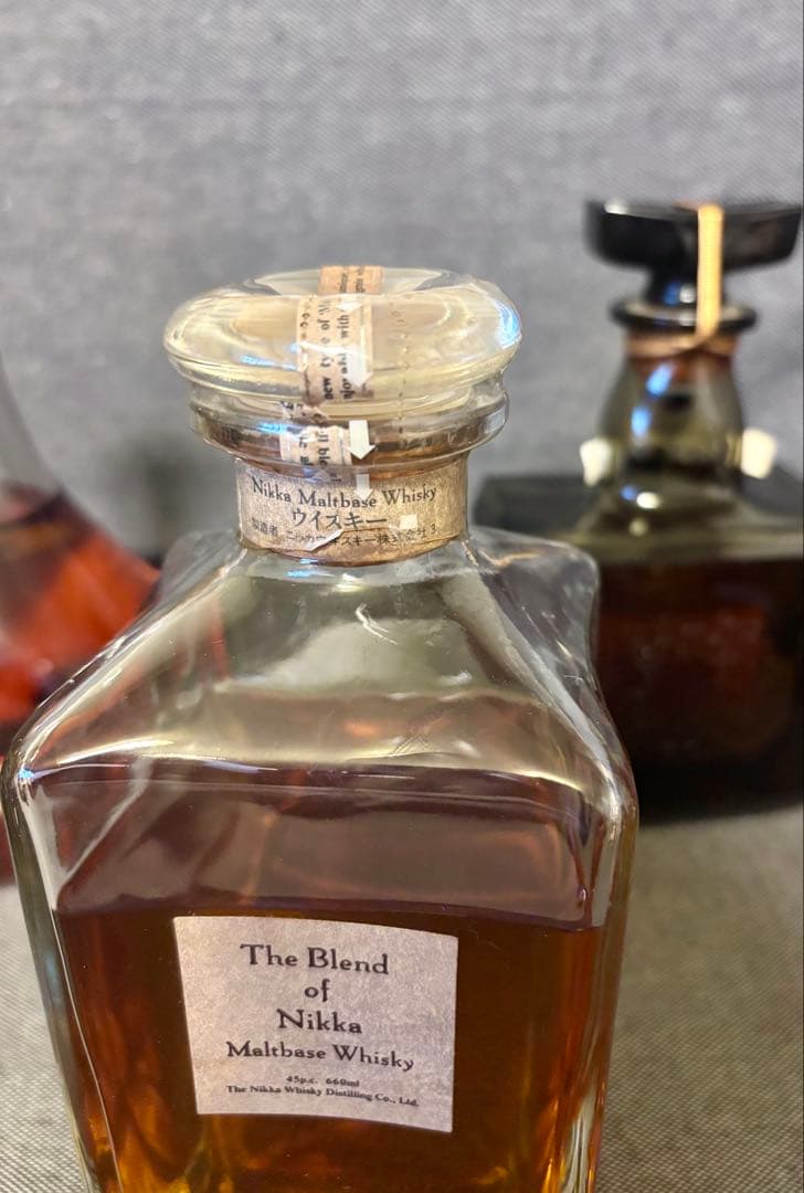 ブレンドオブニッカなど 国産ウイスキー古酒 3本セット 未開封
