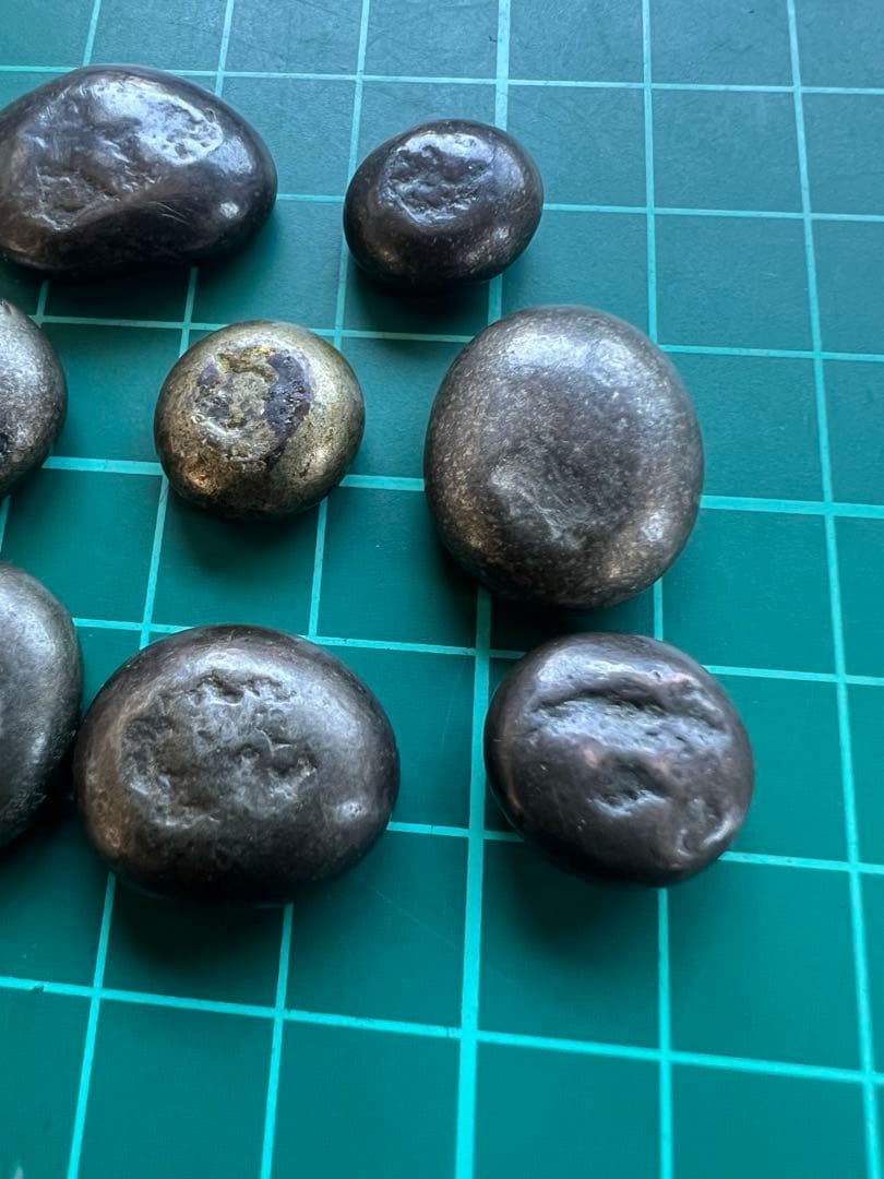 日本古金銀　元文天保安政豆板銀　8個セット