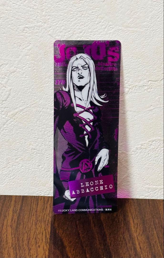 非売品】ジョジョ5部 黄金の風 購入特典 クリアブックマーク