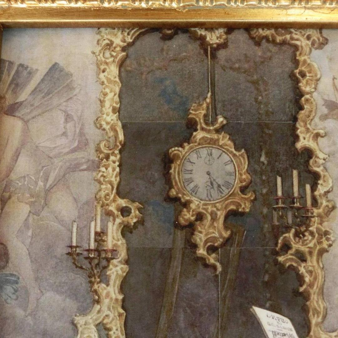 ロココ調 貴族の額絵 レッスン アンティークゴールド アクリルセット