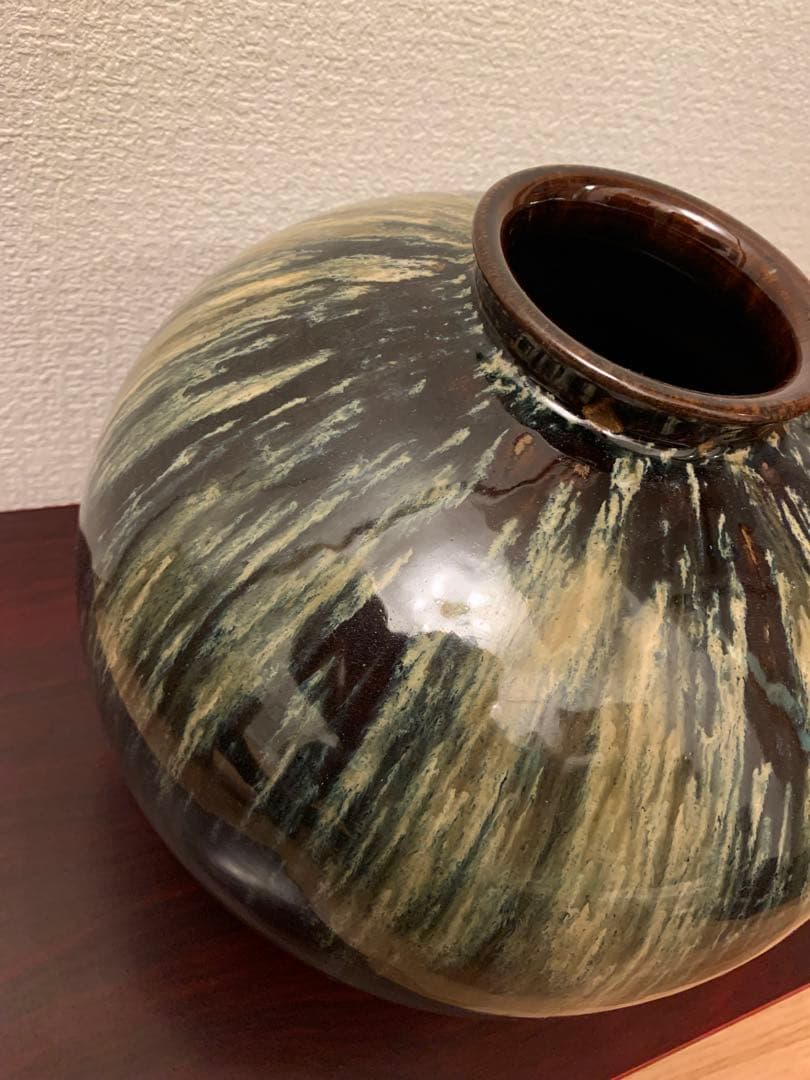 【高取焼・壺】初代　鬼丸雪山・壺・1点限定(ツボ)・至高の逸品