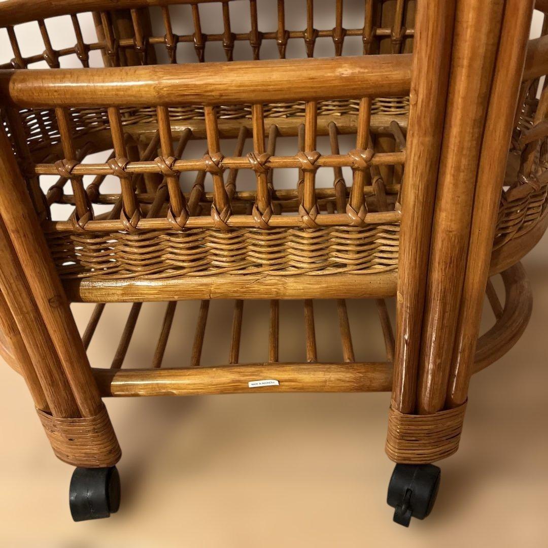 ナチュラル天然素材◾️籐ラタン製 脱衣籠 脱衣かご ランドリーバスケット