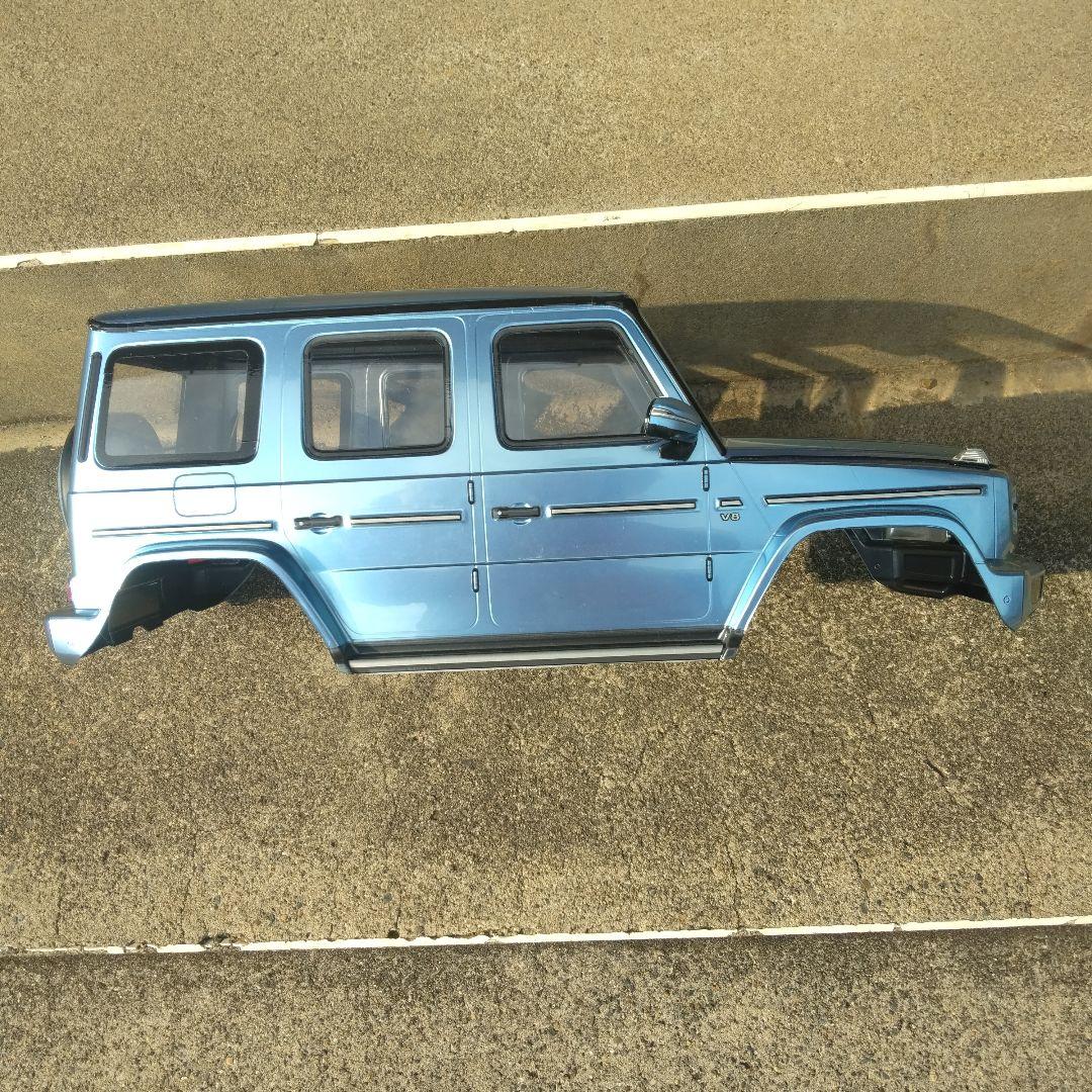 タミヤラジコンＣＣー０１用スペアボディ メルセデス・ベンツ Gクラス 青