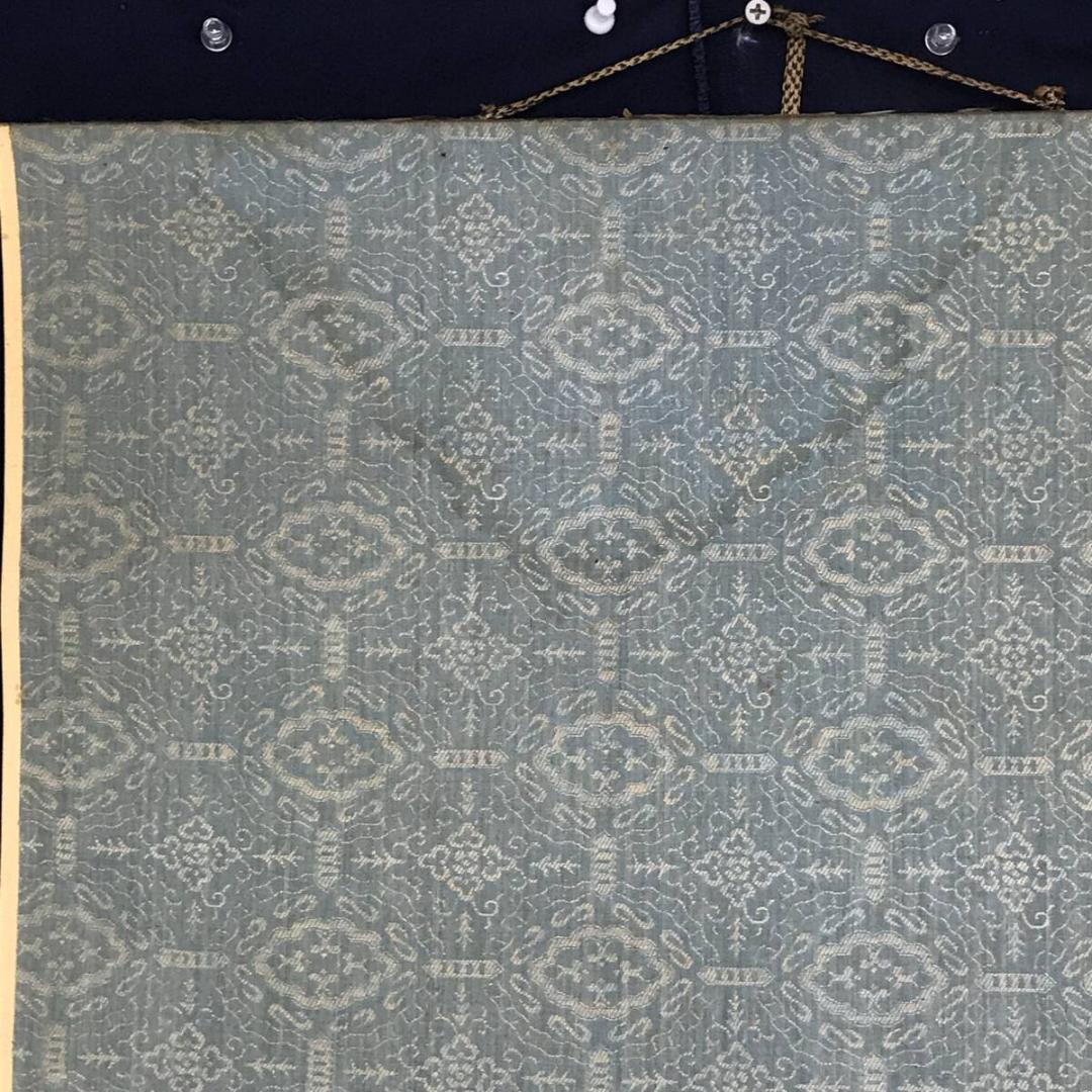 真作/武信籟山/滝山水画賛/青緑山水図/山水図/掛軸/名家伝来AH-583