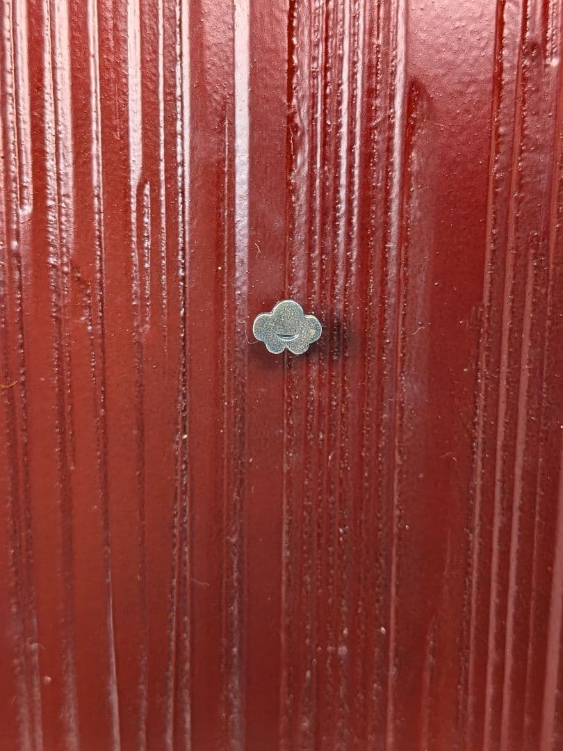 塗・前端雅峯】【金具・蒼雲 作】 南鐐金具 扇子掛 共箱 純銀 茶道具