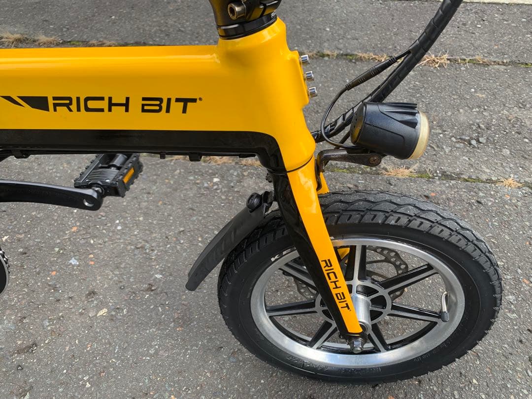 【動作確認済】送料無料RICH BIT折り畳み電動アシスト自転車14インチ