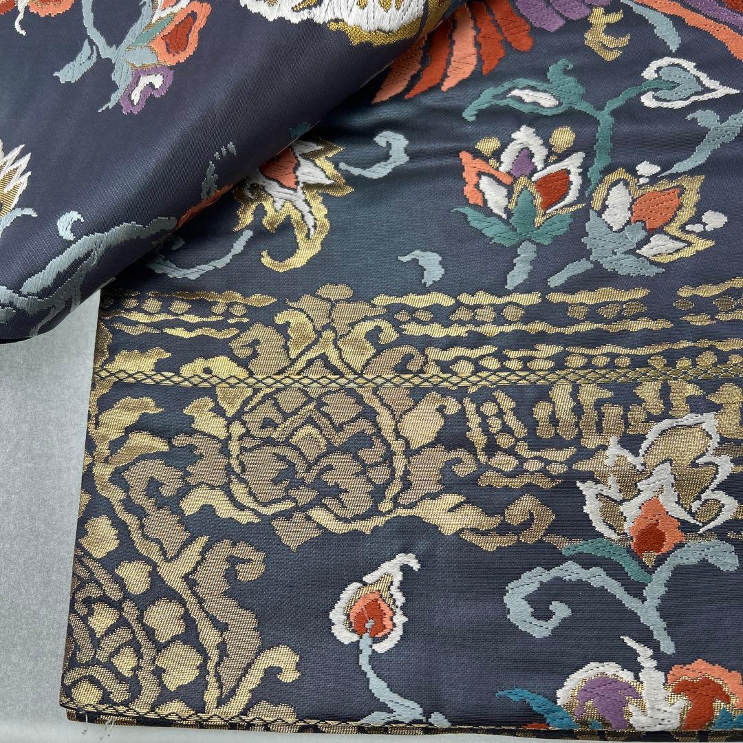 ペルシャ 更紗文】高級絹製 袋帯 鳳凰と花柄0123 - メルカリ