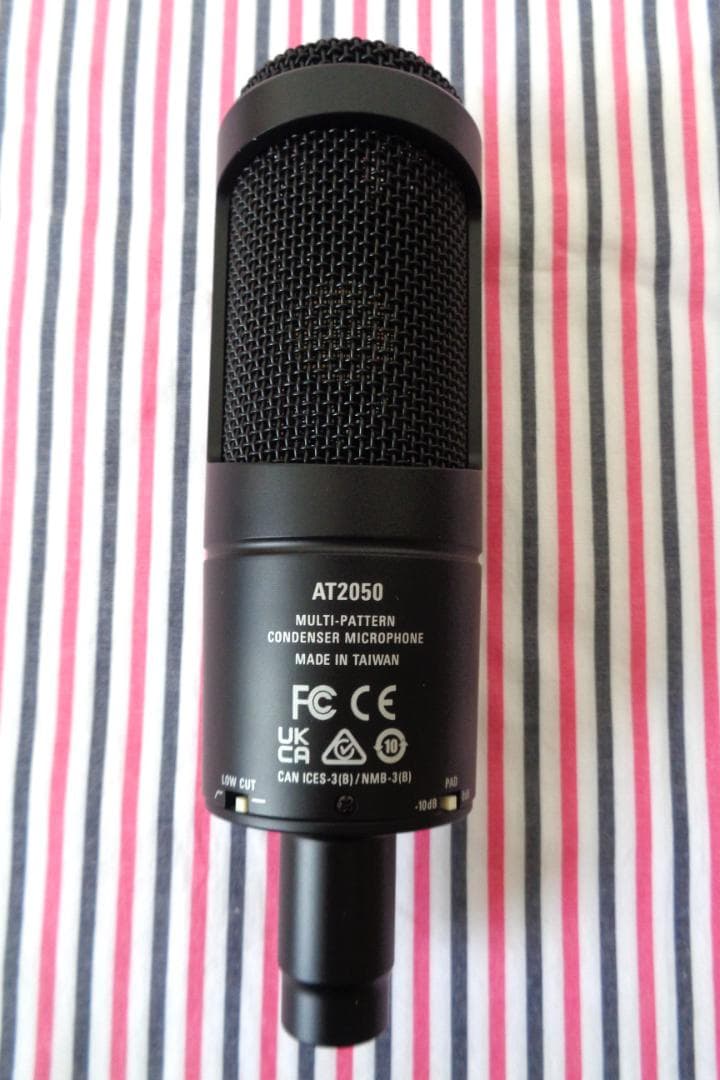 audio-technica AT2050　ポップガードAT-PF2付　美品