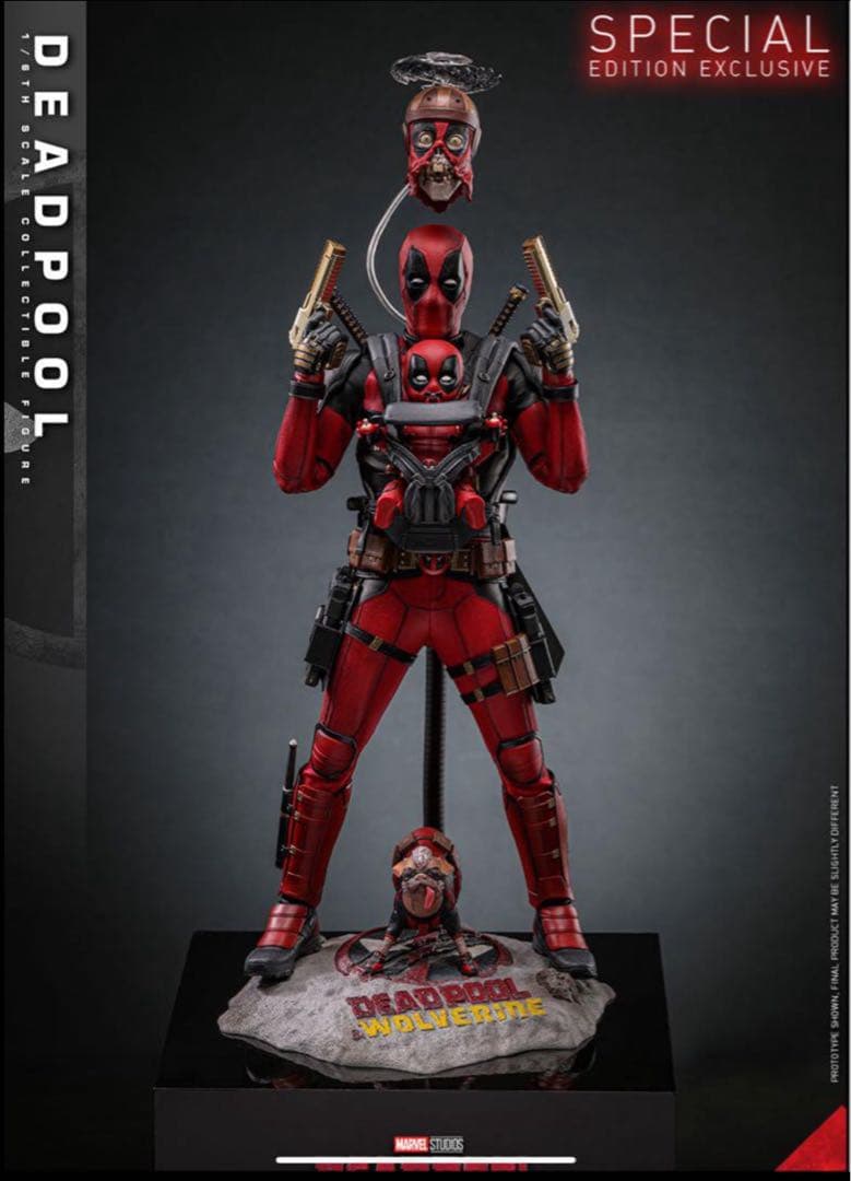 ホットトイズ デッドプール＆ウルヴァリン版 限定デザートイーグル2丁