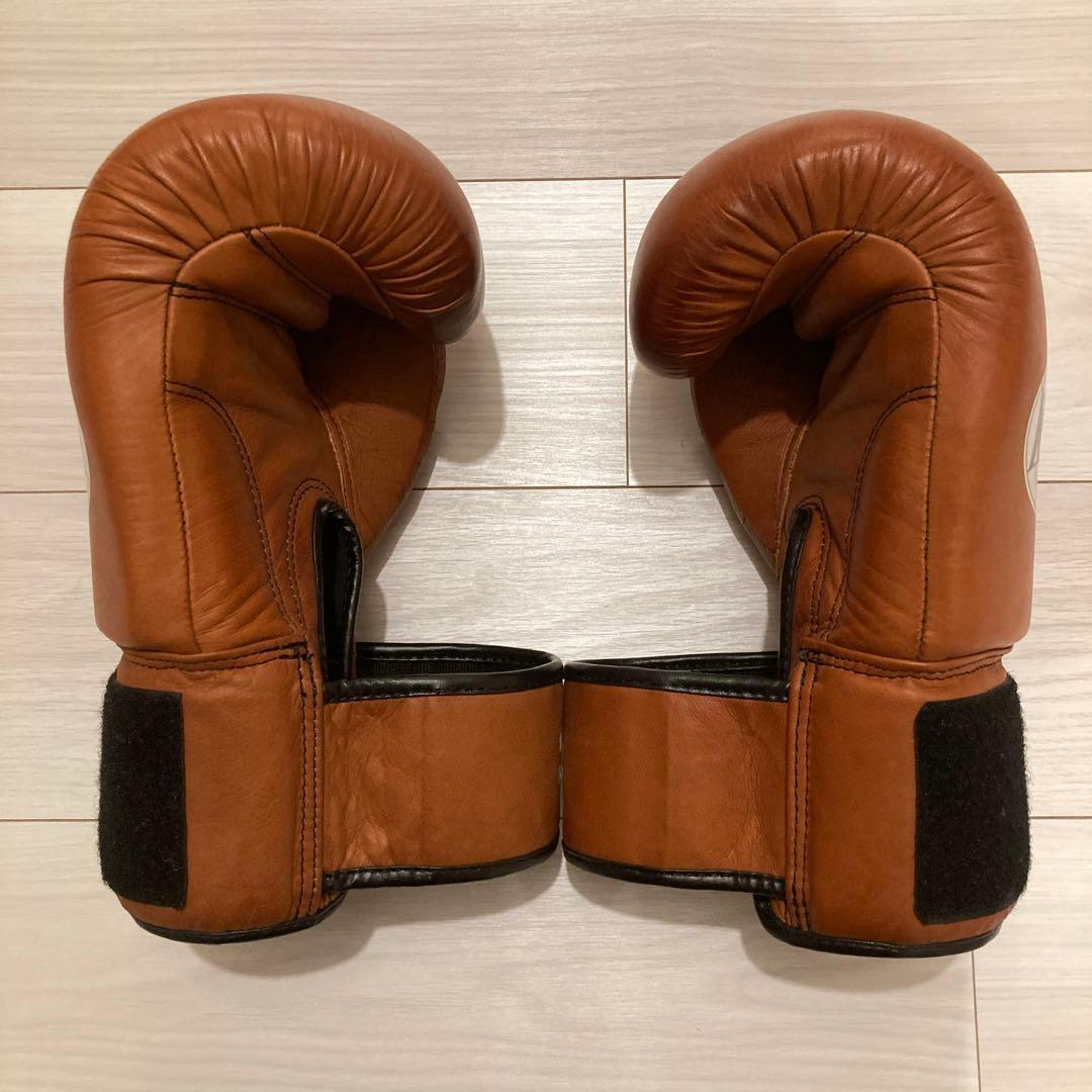 WINDY ボクシンググローブ 16 oz ブラウン レザー 本革 - メルカリ