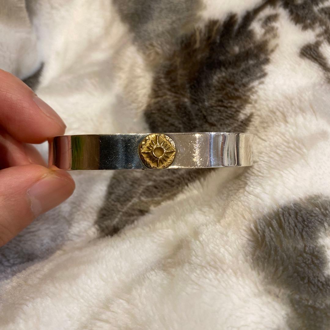 アリゾナフリーダム　バングル　silver925 k18