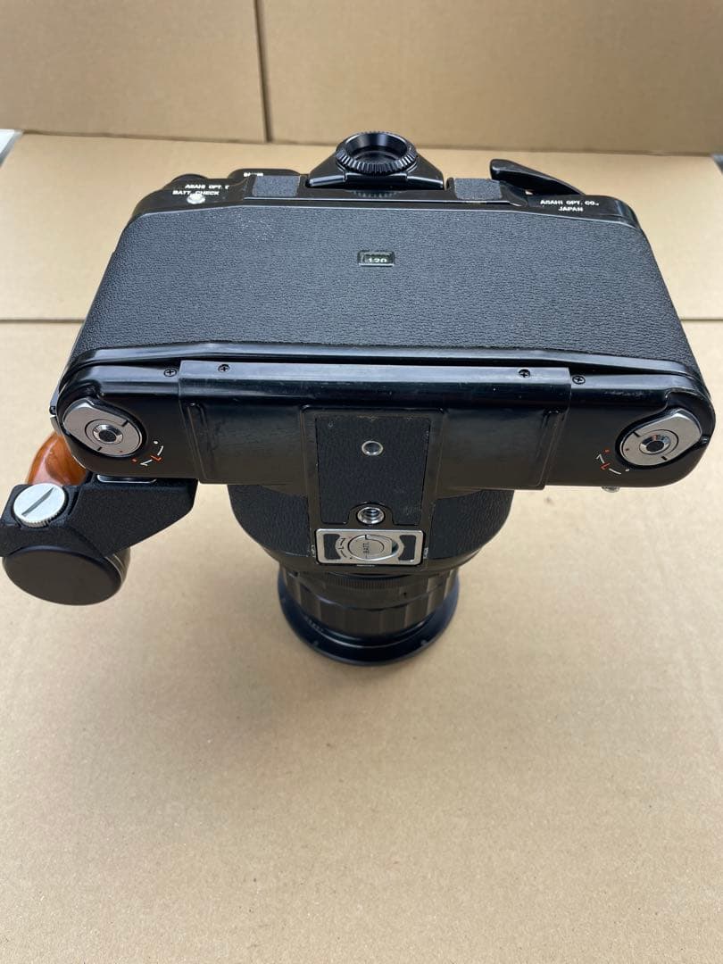 ひ*き様 Pentax 6×7 105mm F2.4 ウッドグリップ付き Asahi Pentax