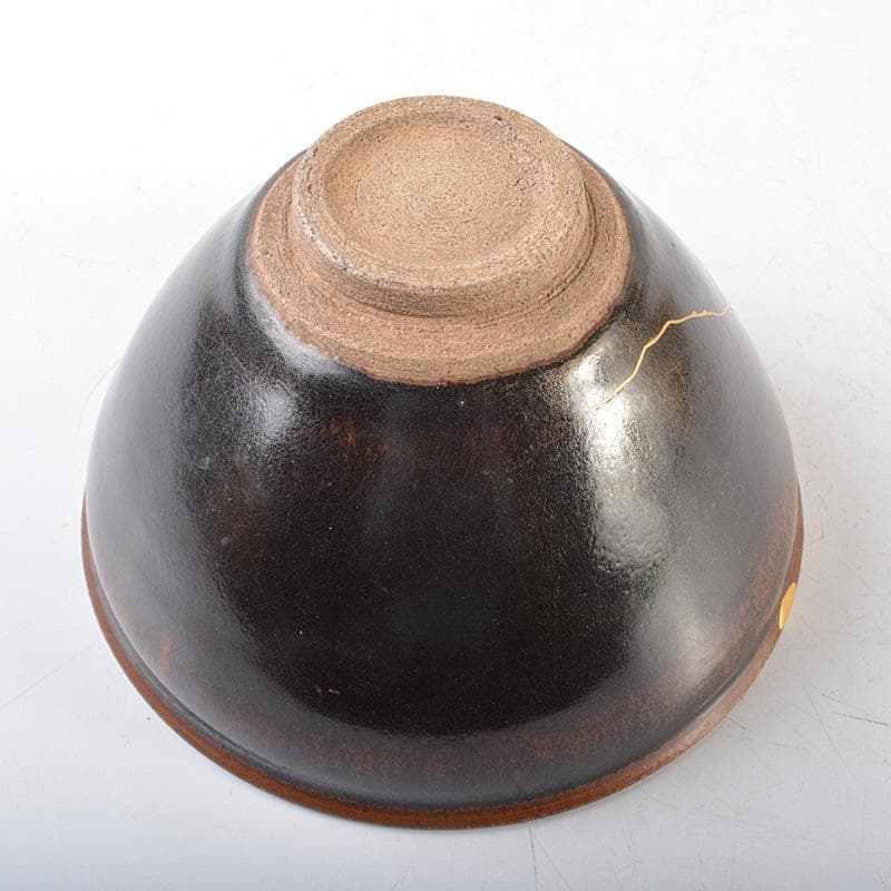 中国 禾目天目茶碗 金継ぎ直しあり C R6105 - メルカリ