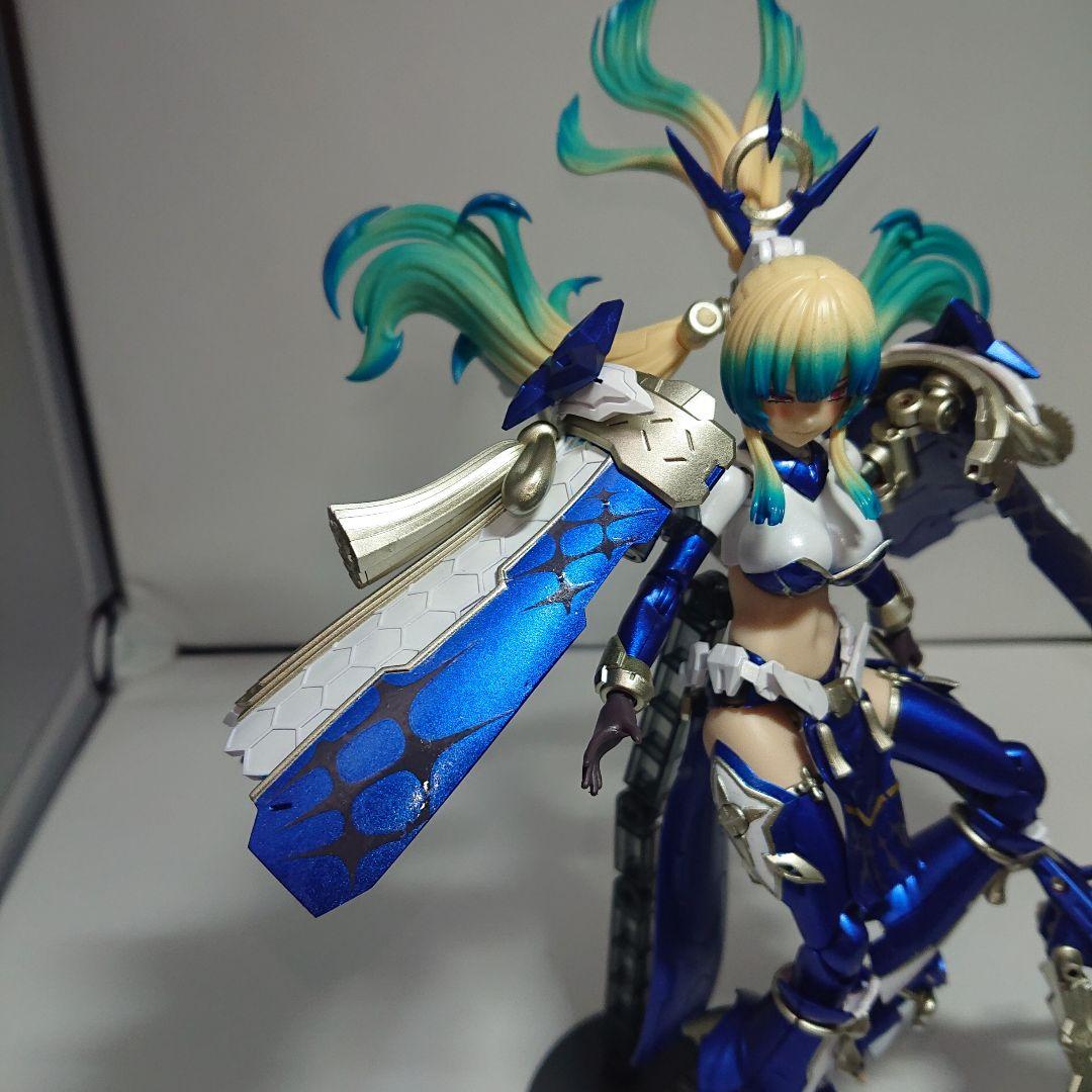 塗装完成品 メガミデバイス 皇巫 アマテラス 日蝕 ジャンク品 オリジナルカラー