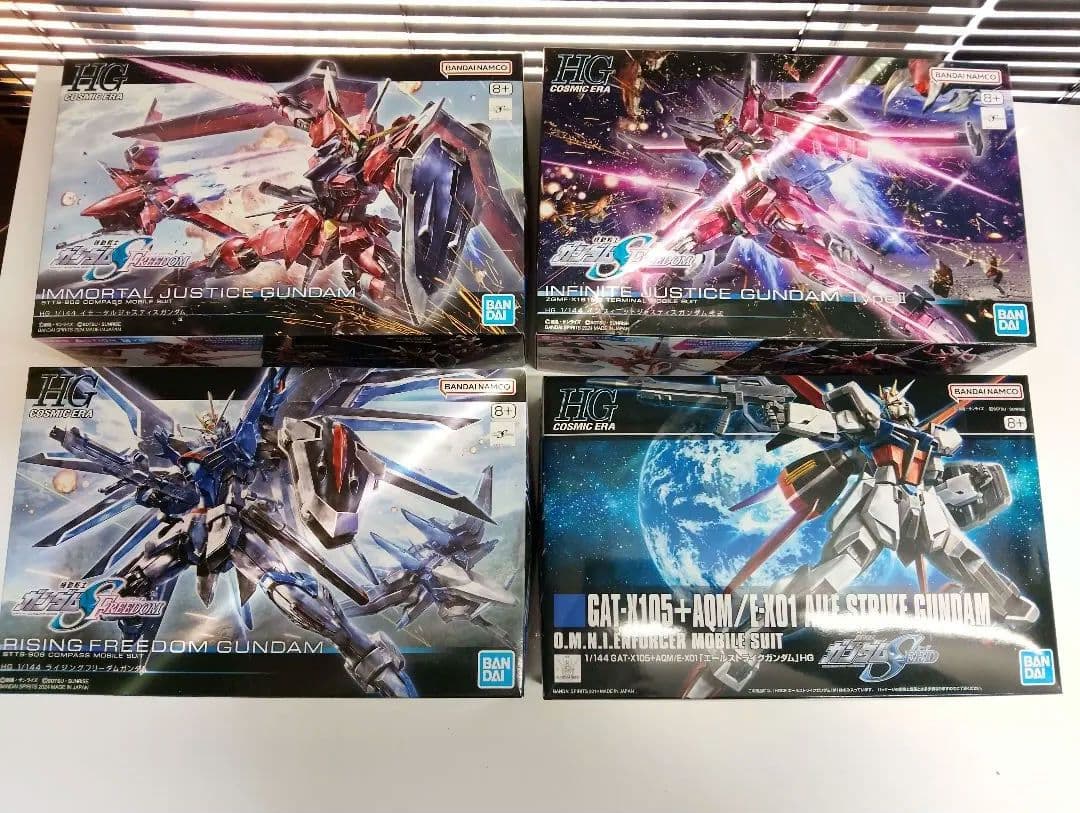 組立済】HG ガンプラ 4体セット SEED FREEDOM - メルカリ