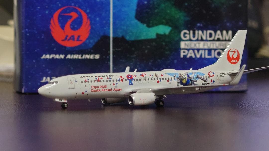 Phoenix JAL B737-800ガンダム Expo 2025 1:400