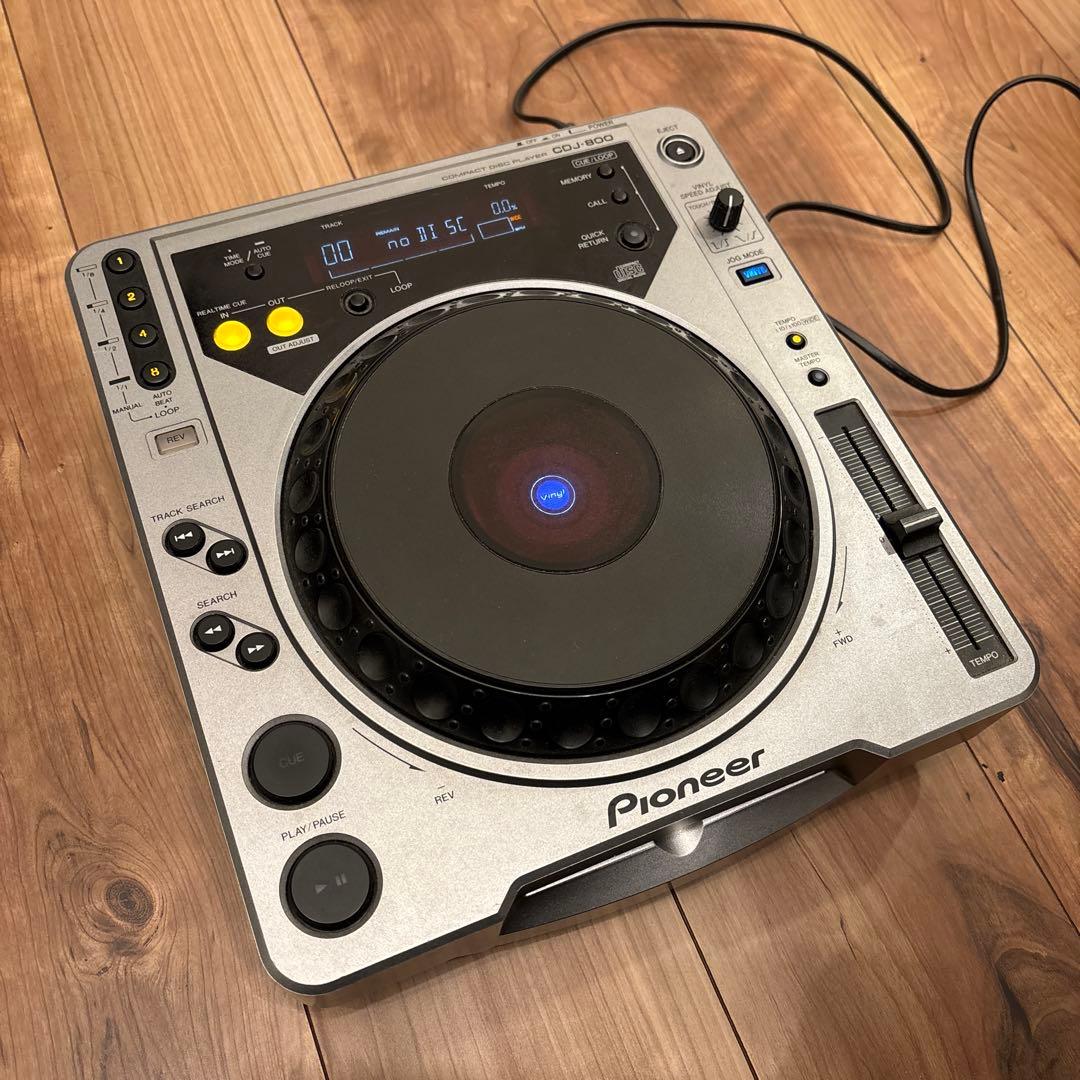 Pioneer CDJ-800 シルバー 動作確認済み｜Pioneer CDJ-800 シルバー
