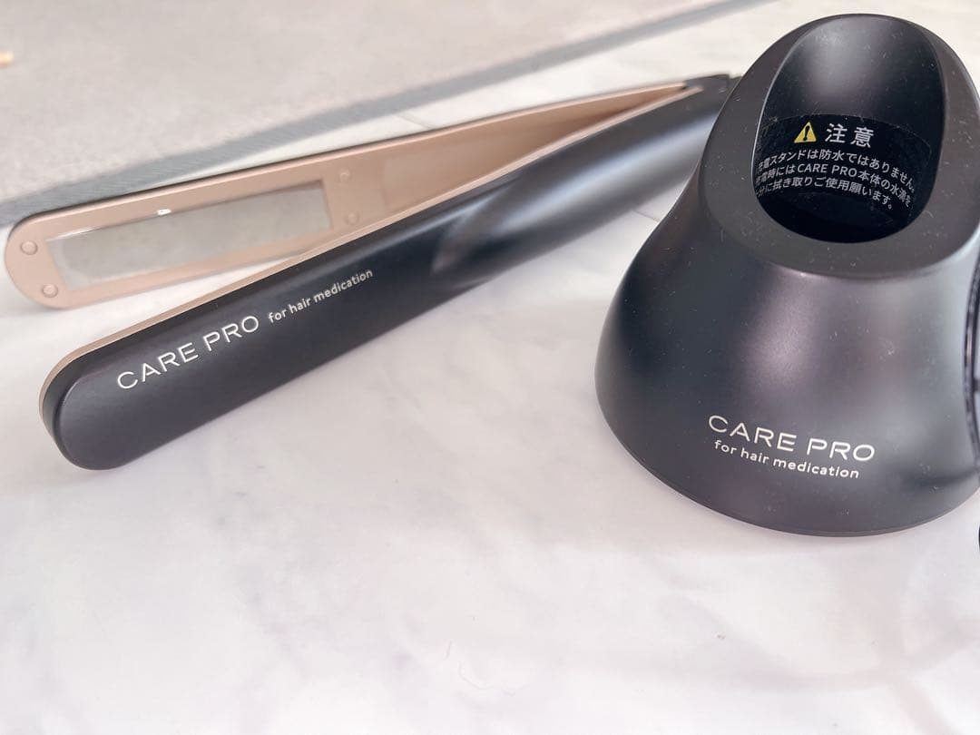 CARE PRO ヘアアイロン ブラック ケアプロ超音波の通販はau PAY